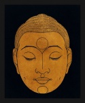 Buddha Head Vintage Art