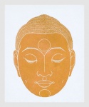 Buddha Head Vintage Art