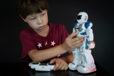 Child, Boy, Toy, Robot
