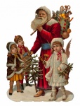 Christmas Santa Vintage Clipart