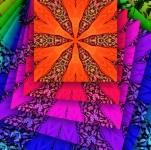 Distorted African Kaleidoscope