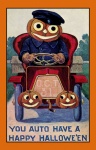 Halloween Vintage Pumpkin Card