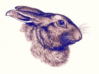 Bunny Easter Vintage Art