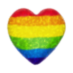 Heart LGBT Colors Clipart
