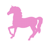 Horse Clipart Illustration Pink