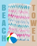Beach Ball And Towel Poster