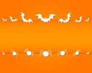 Orange Halloween Banner
