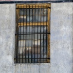 Caged Vintage Window