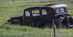 Abandoned Antique Car