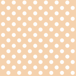 Orange Polka Dots Background