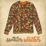 Sweater Weather Illustration