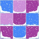 Winter Collage Template