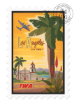 Los Angeles Travel Postage