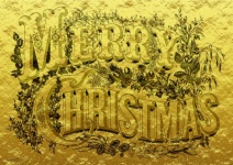 Merry Christmas Gold
