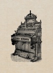 Organ Piano Vintage Art