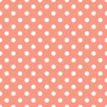 Polka Dots Background Orange