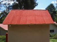 Small Building With Corrugated Roof