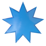 Star Clipart Stickers Blue