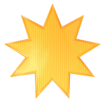 Star Clipart Sticker Yellow