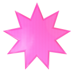 Star Clipart Stickers Pink