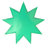 Star Clipart Sticker Turquoise