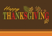 Thanksgiving Colorful Card