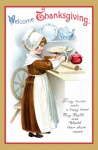 Thanksgiving Vintage Pie Card