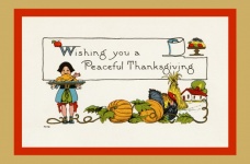 Thanksgiving Vintage Pumpkin Card