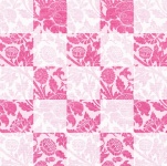 Tablecloth Flowers Checkered Pattern