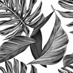 Tropical Leaves Abstract Background