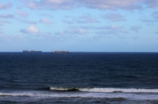 View Of The Indian Ocean With Surf