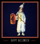Vintage Child Halloween Poster