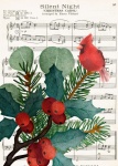 Vintage Christmas Music Card