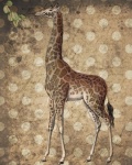 Vintage Giraffe Poster