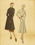 Vintage Woman 1940s Fashion