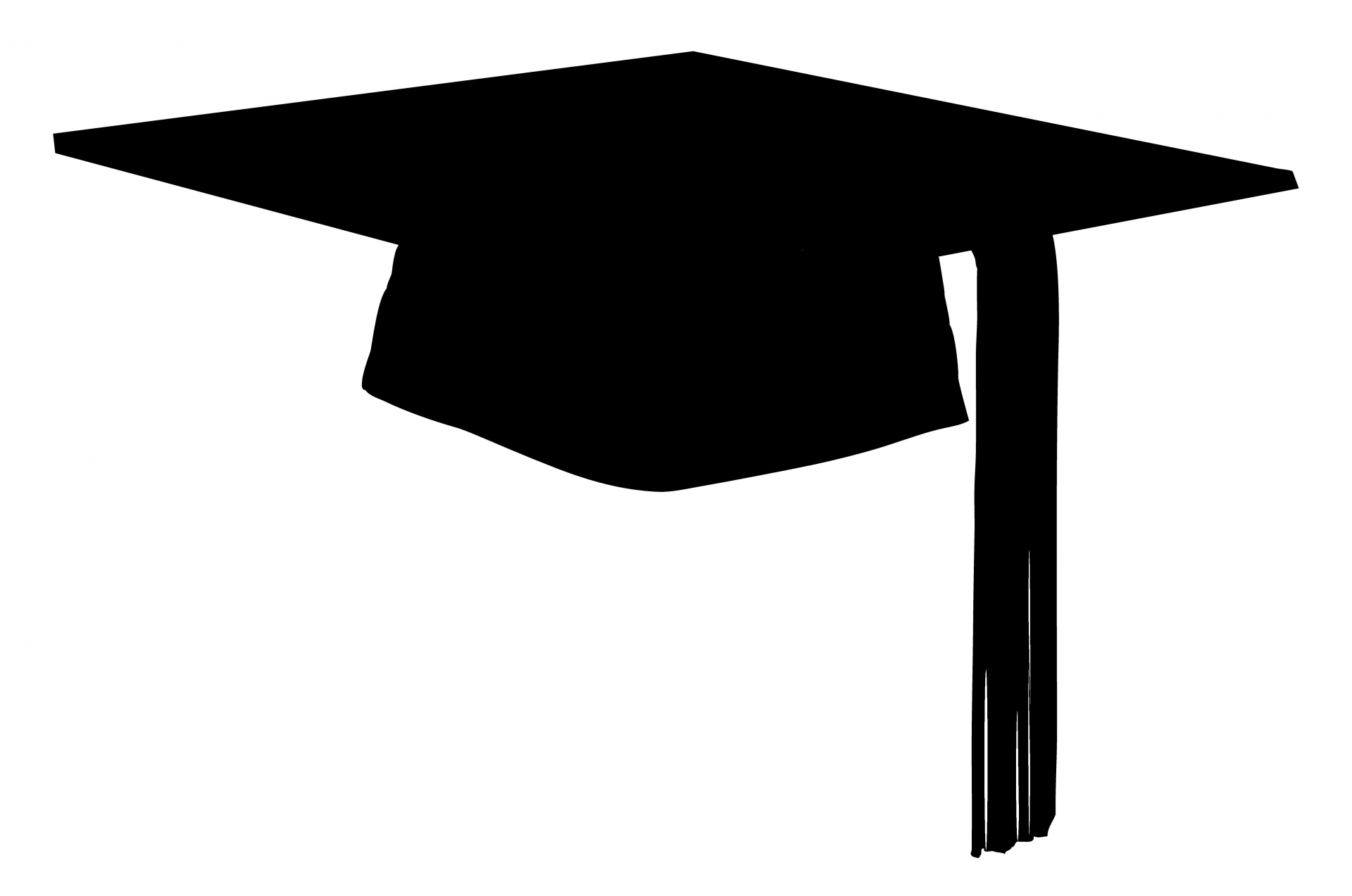 Graduation Cap Silhouette Clipart