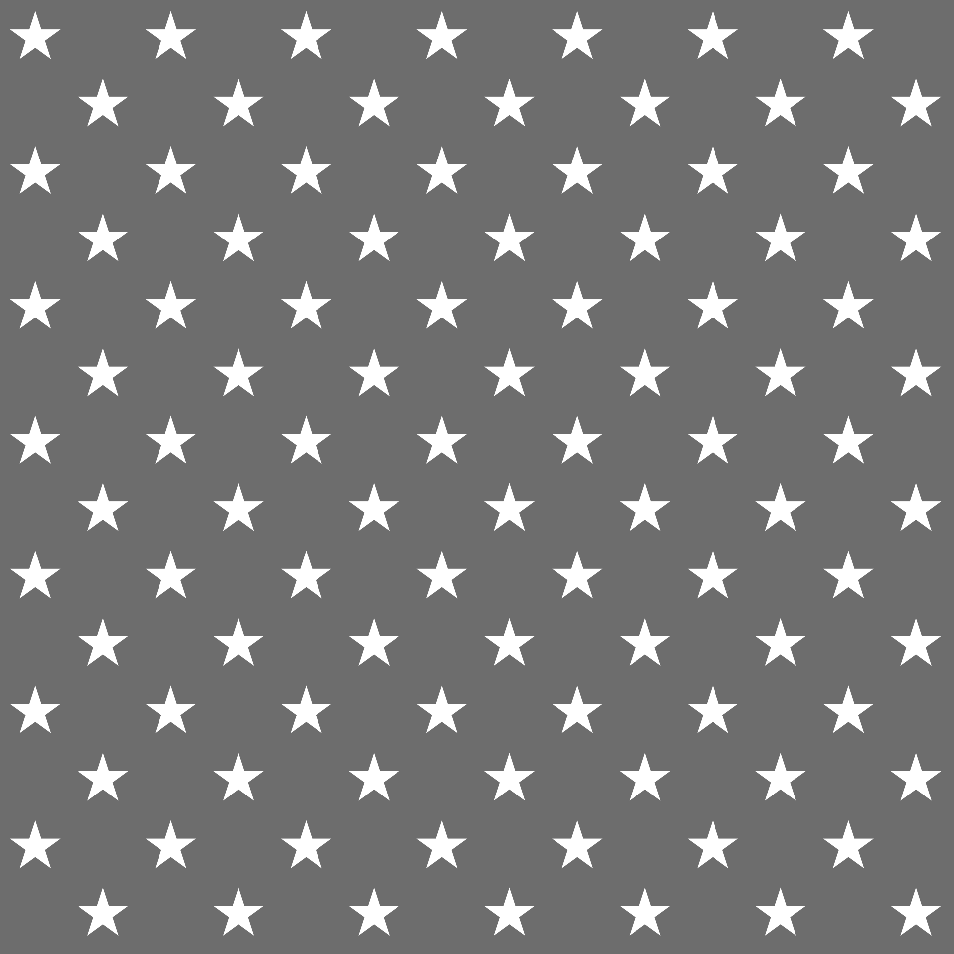Stars Pattern On Grey Background
