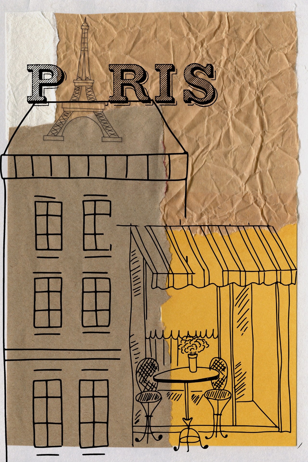 Paris Travel Poster Art
