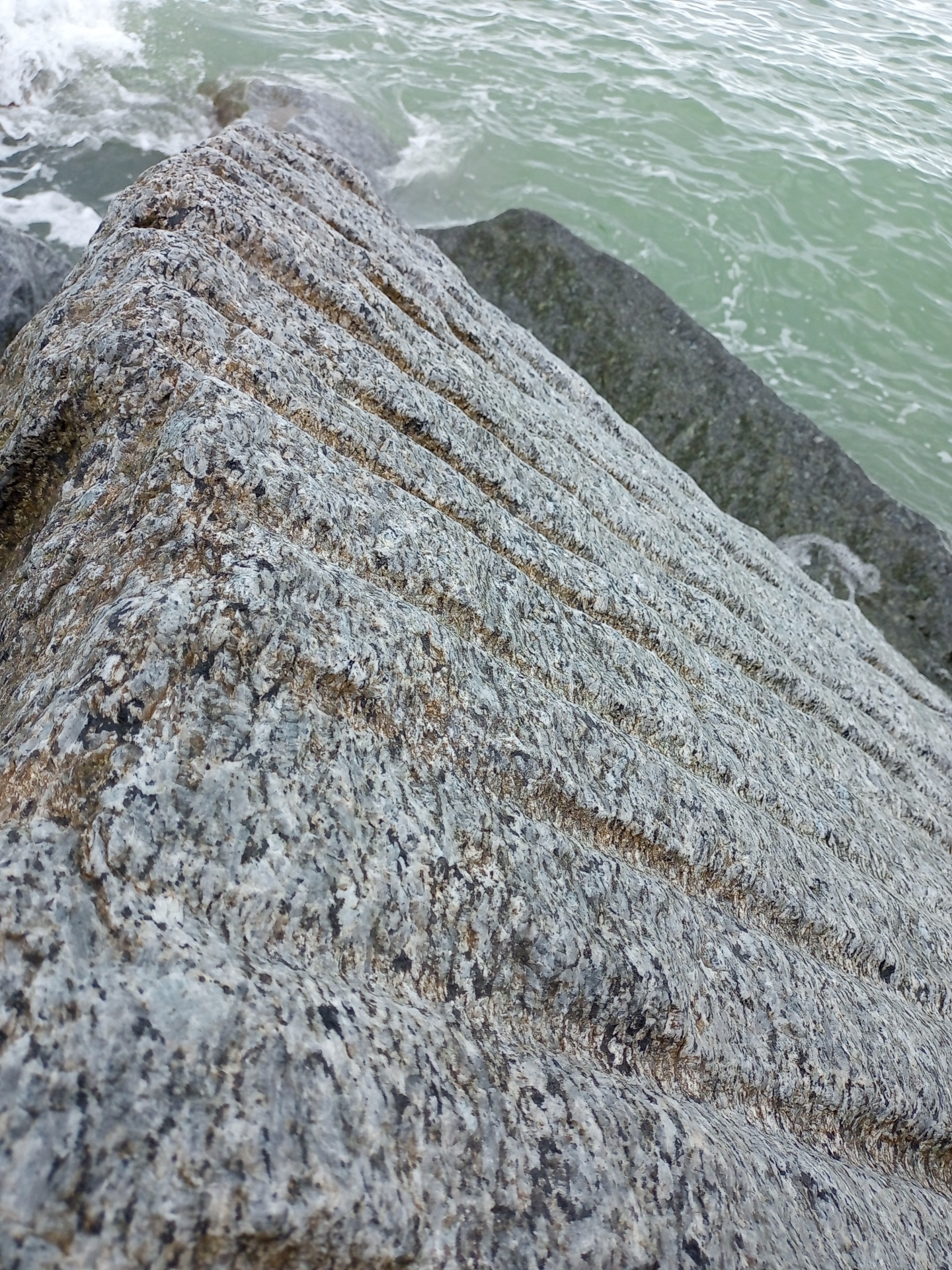 Close Up Rock Sea