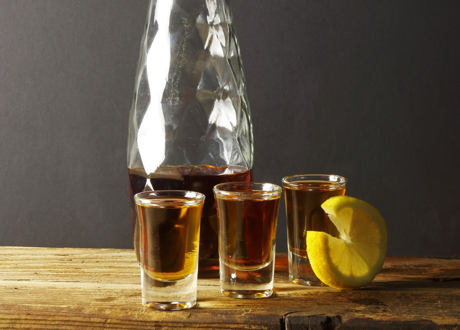Shooter Glasses With Liqueur