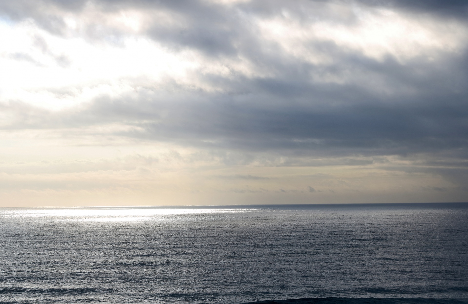 Sunlight Reflecting On Ocean