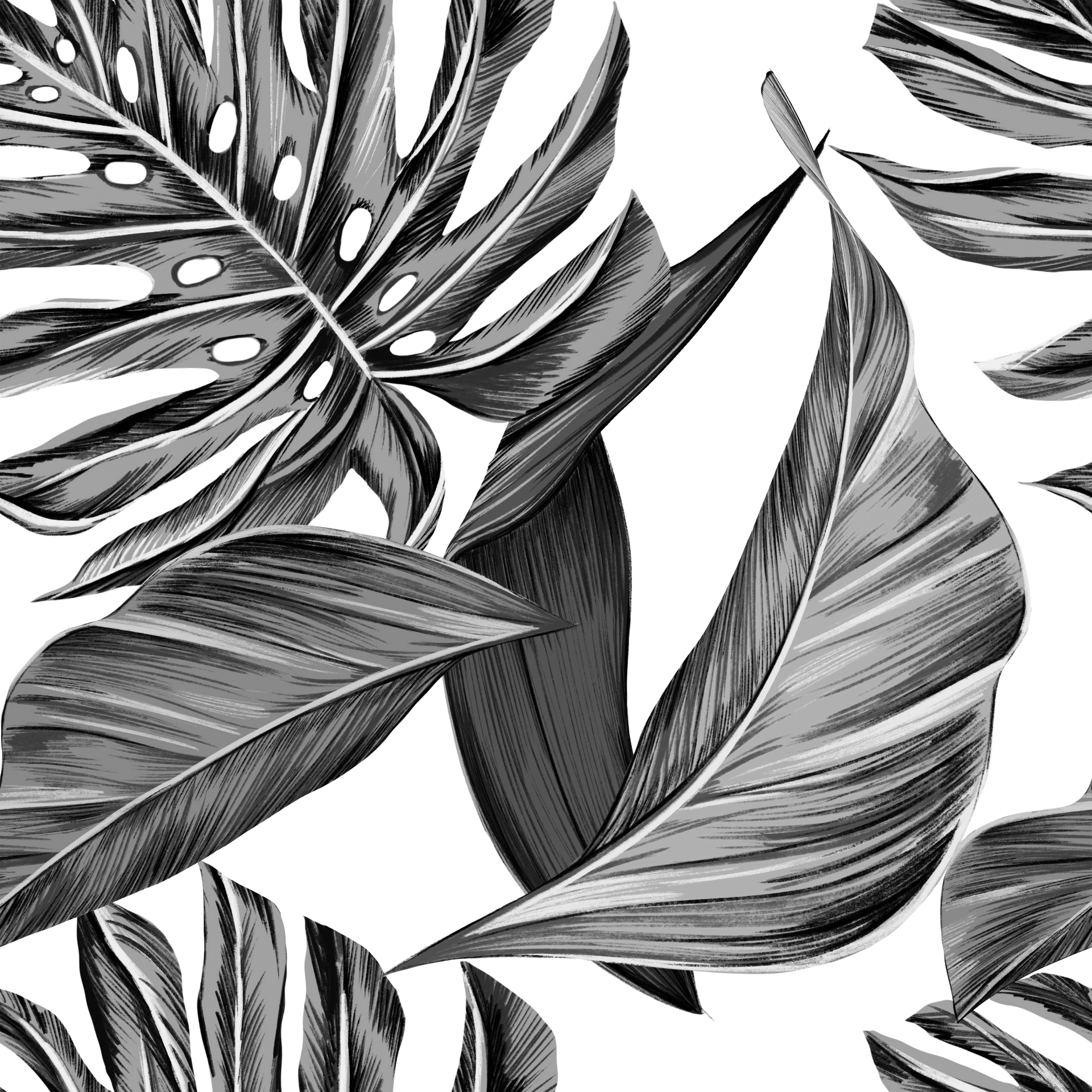 Tropical Leaves Abstract Background