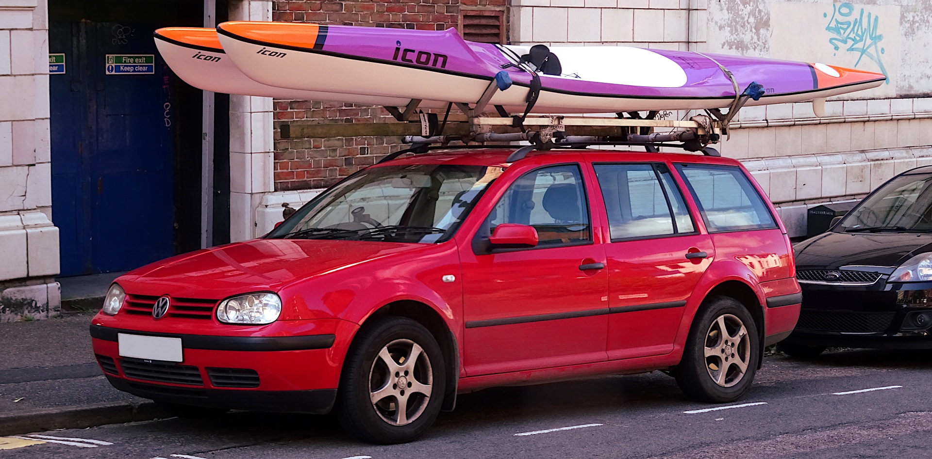 Volkswagen Transporting Kayaks