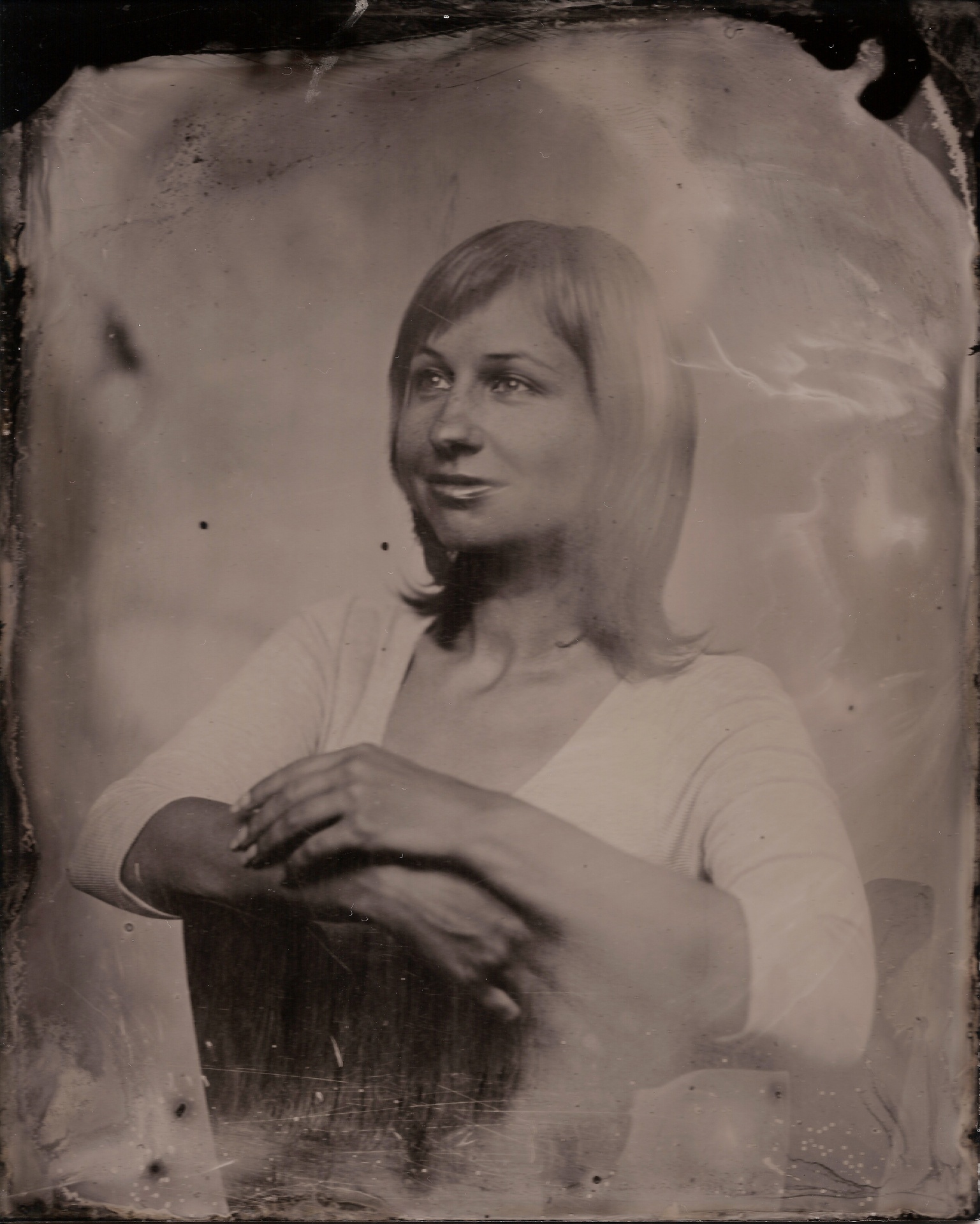 Woman, Ambrotype, Old Photo