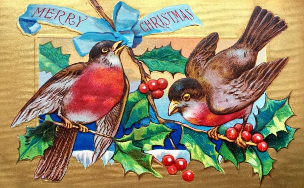 Carte poștală de Crăciun de epocă veche Poza gratuite - Public Domain  Pictures