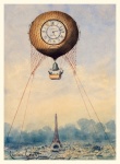 Balloon France Vintage Art