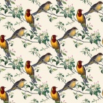 Bird Vintage Background Art