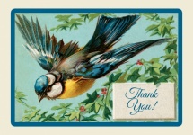 Bird Vintage Thank You Card