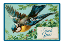 Bird Vintage Thank You Card