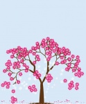 Blossom Tree Art Illustration